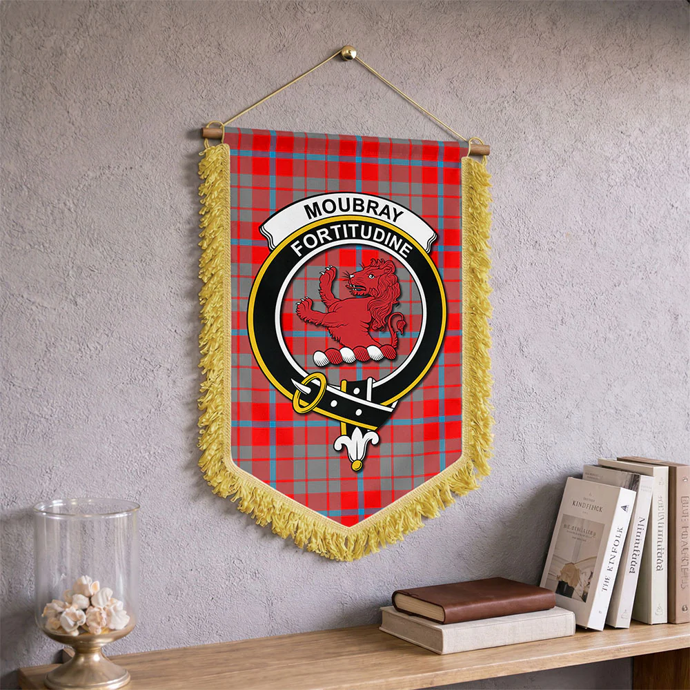 Scottish Moubray Clan Badge Tartan Wall Hanging Banner - Image 2