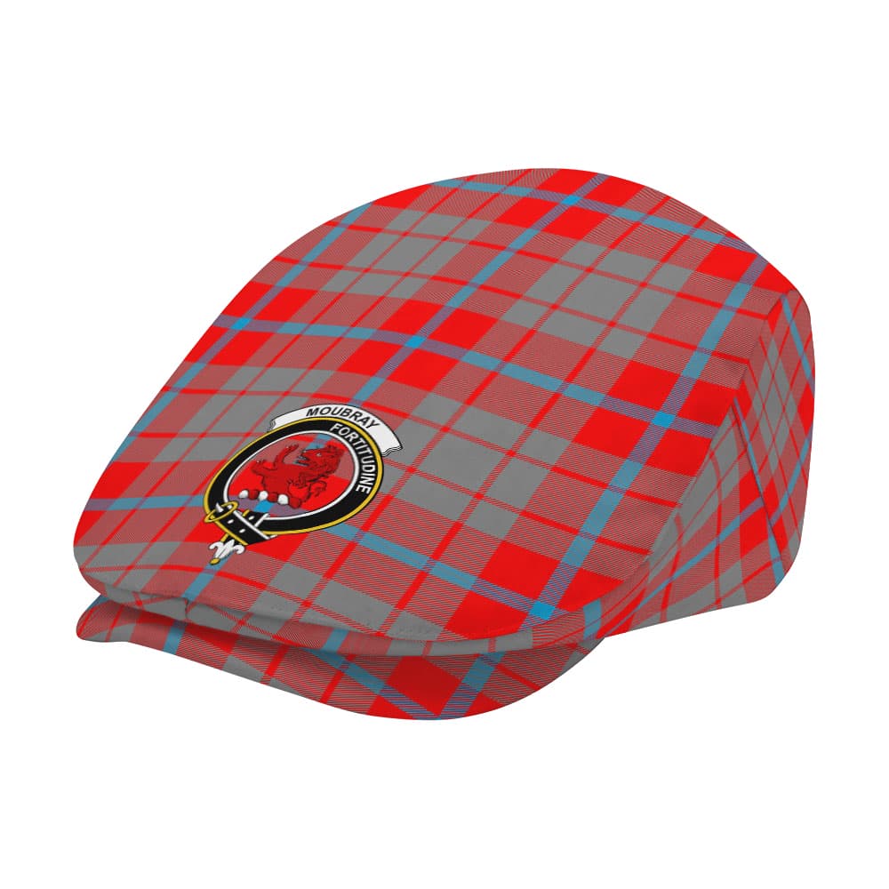 Scottish Moubray Clan Badge Tartan Flat Cap - Image 2
