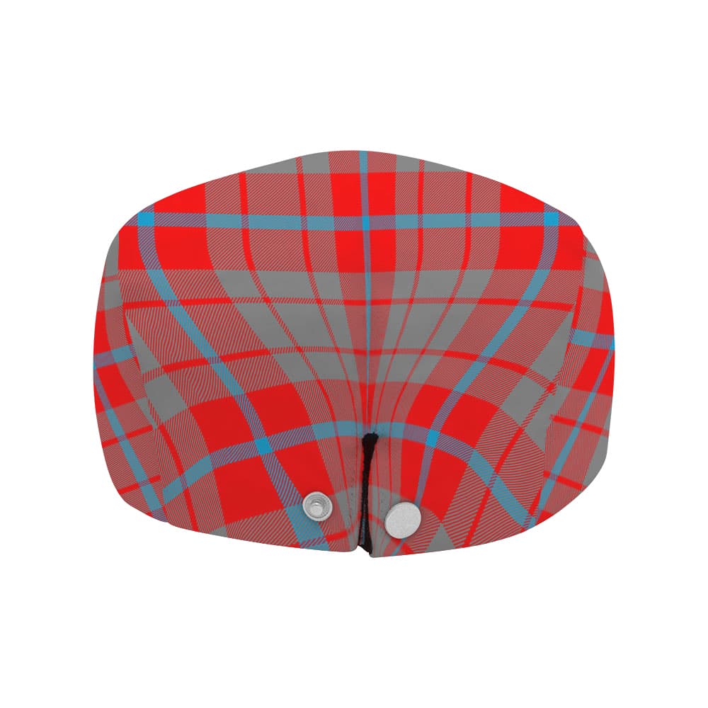Scottish Moubray Clan Badge Tartan Flat Cap - Image 4
