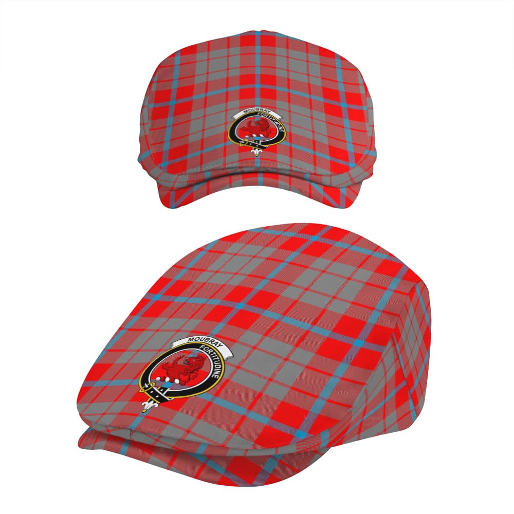 Scottish Moubray Clan Badge Tartan Flat Cap - Image 5