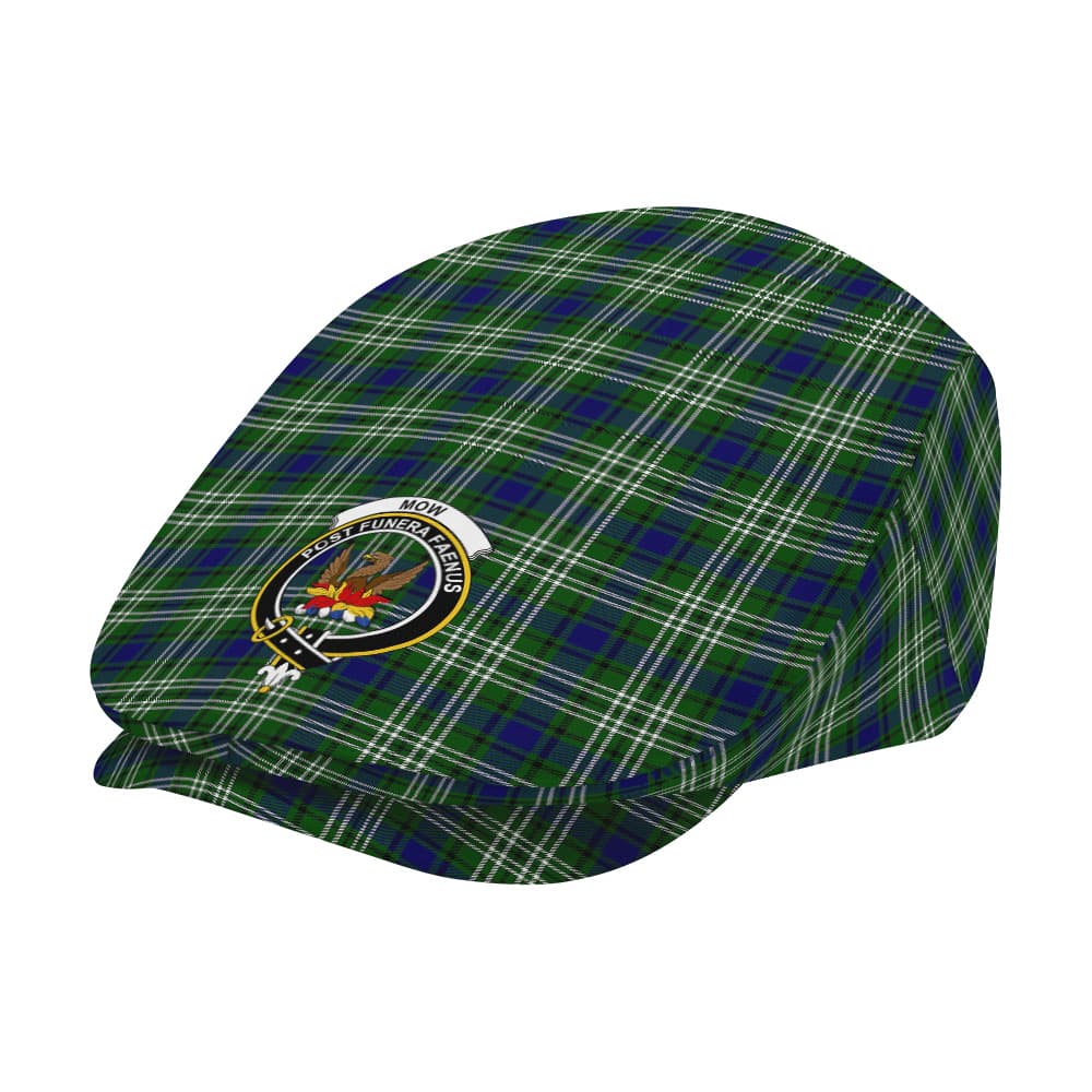 Scottish Mow Clan Badge Tartan Flat Cap - Image 2