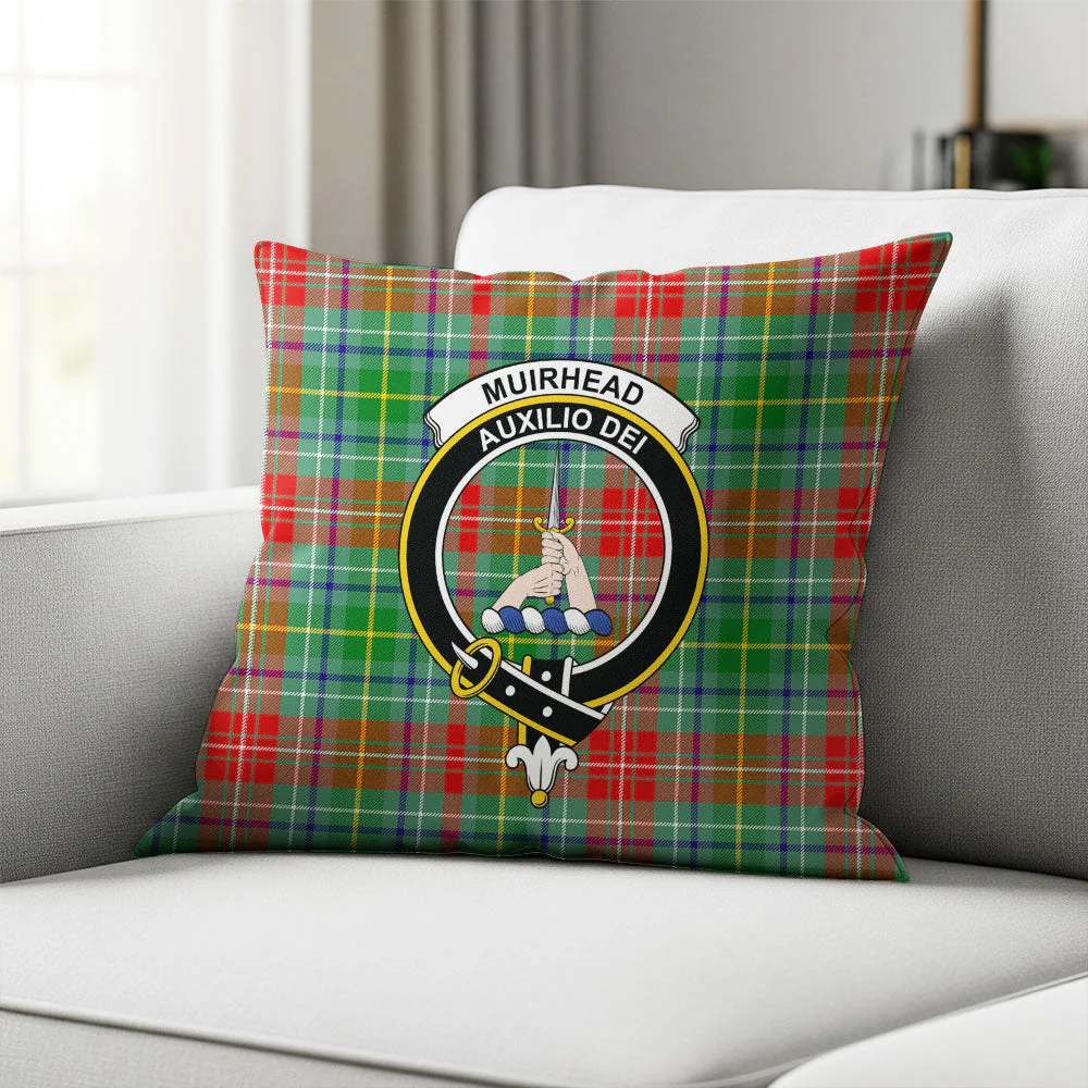Scottish Muirhead Clan Badge Tartan Pillow Case - Image 2