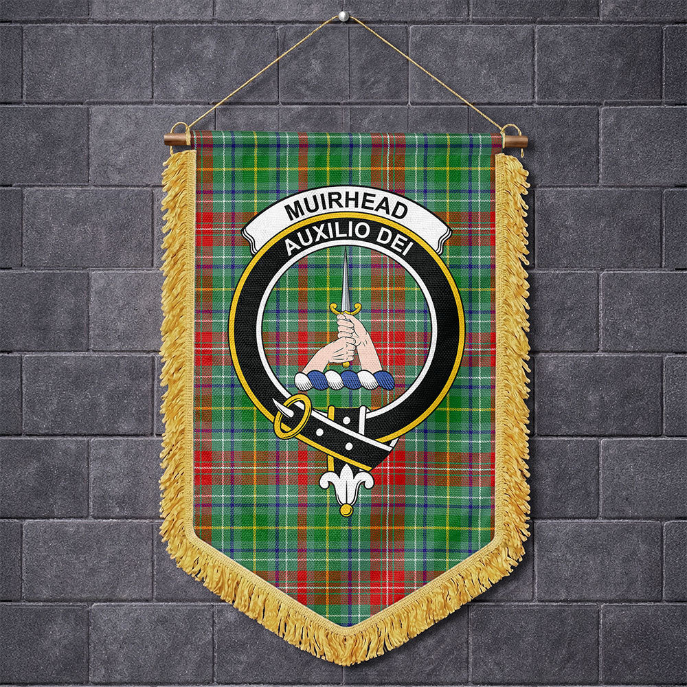 Scottish Muirhead Clan Badge Tartan Wall Hanging Banner