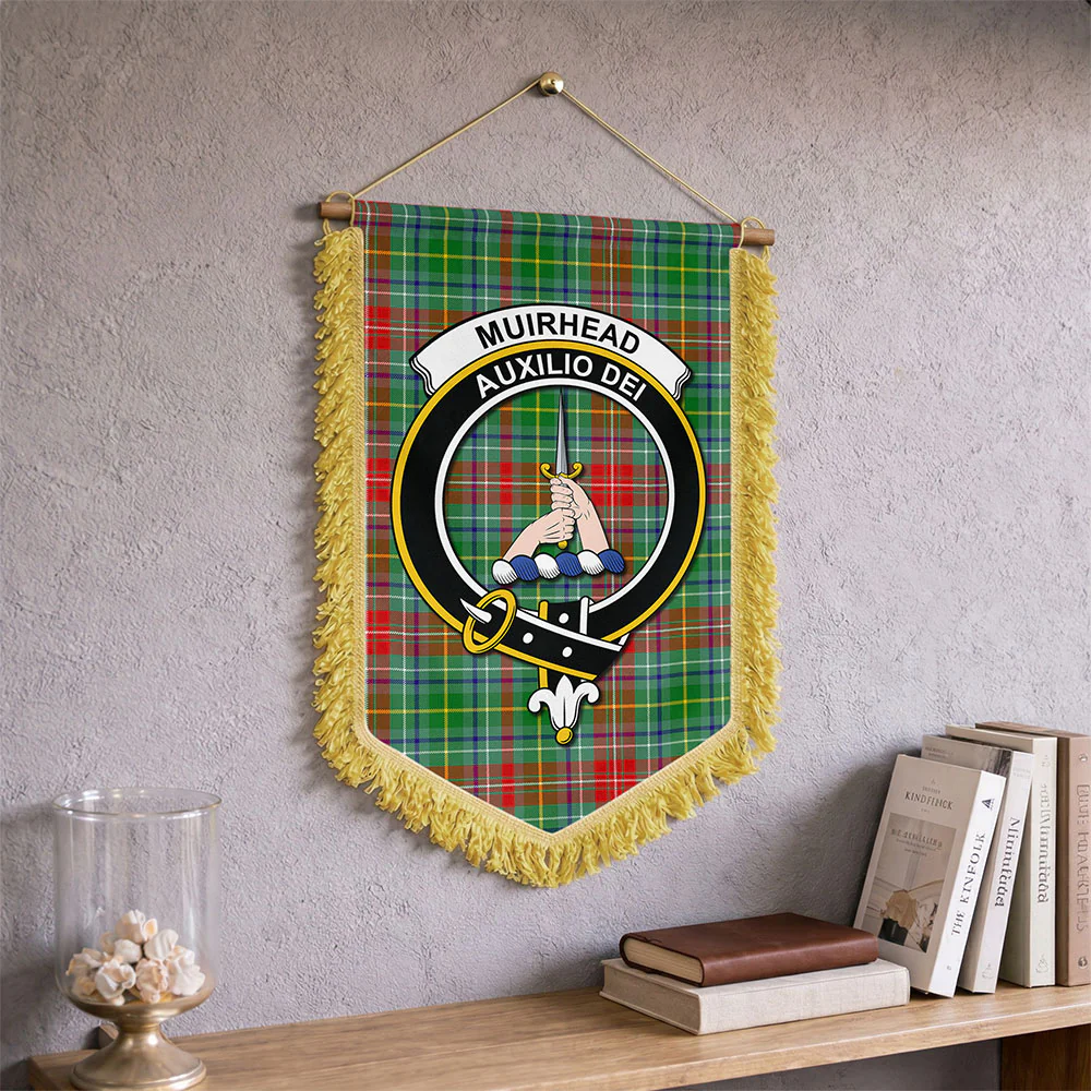 Scottish Muirhead Clan Badge Tartan Wall Hanging Banner - Image 2