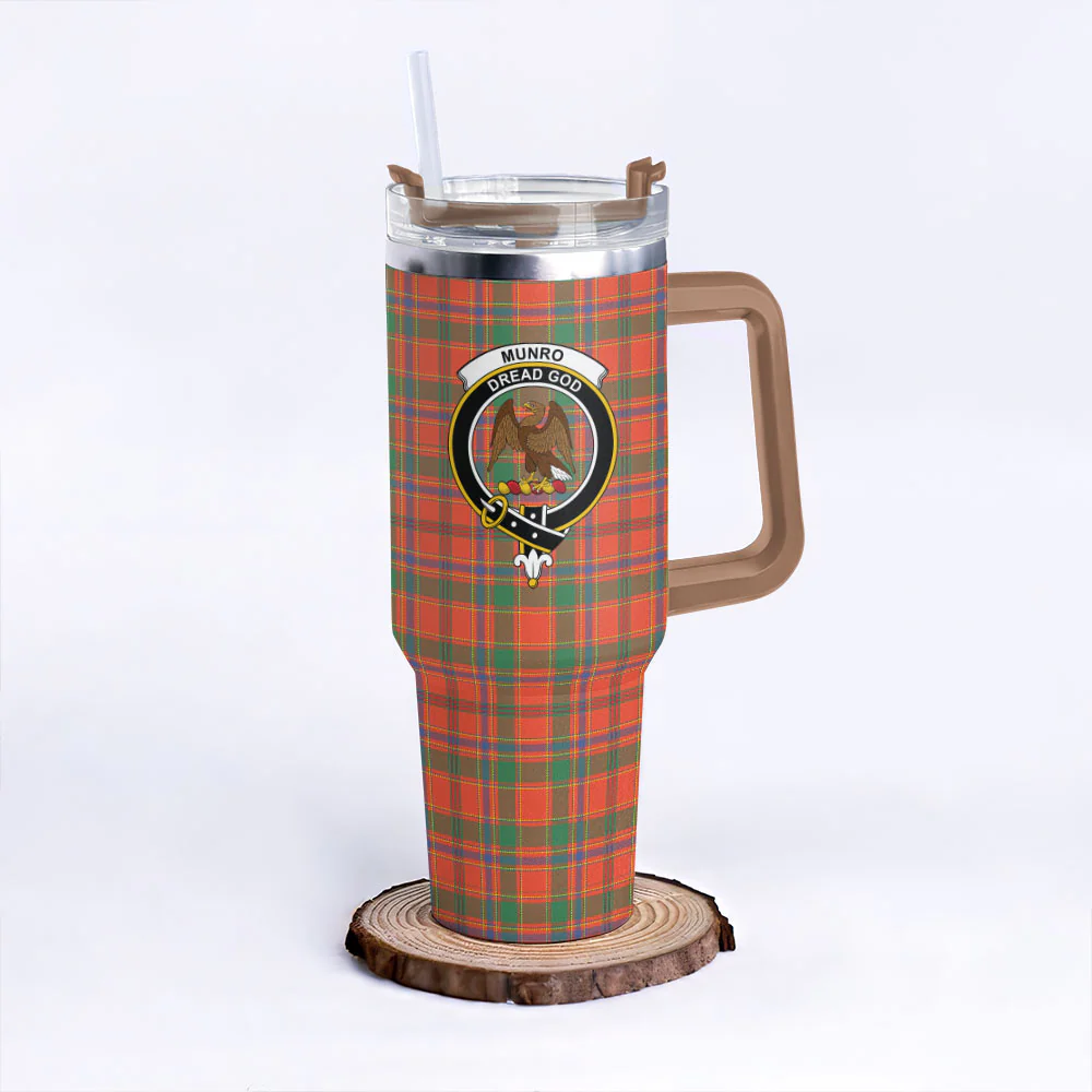 Scottish Munro Ancient Clan Badge Tartan 40oz Tumbler - Image 9