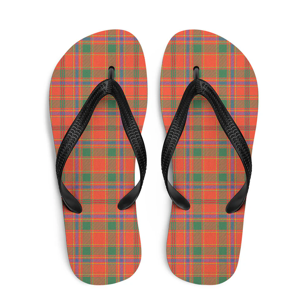 Scottish Munro Ancient Clan Badge Tartan Flip Flops