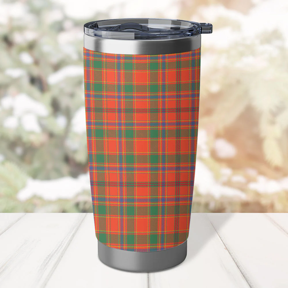 Scottish Munro Ancient Clan Badge Tartan Tumbler - Image 3