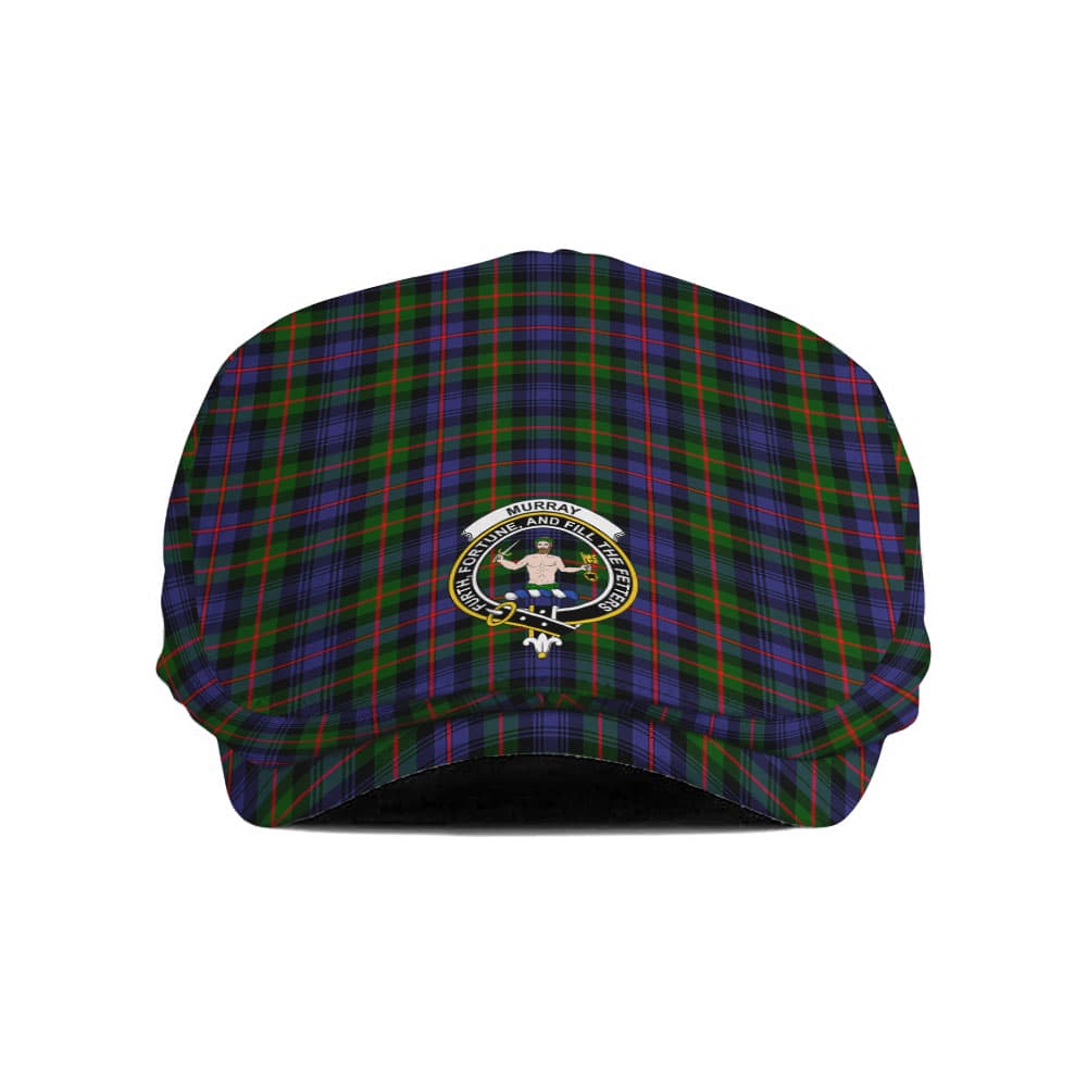Scottish Murray (of Atholl) Clan Badge Tartan Flat Cap