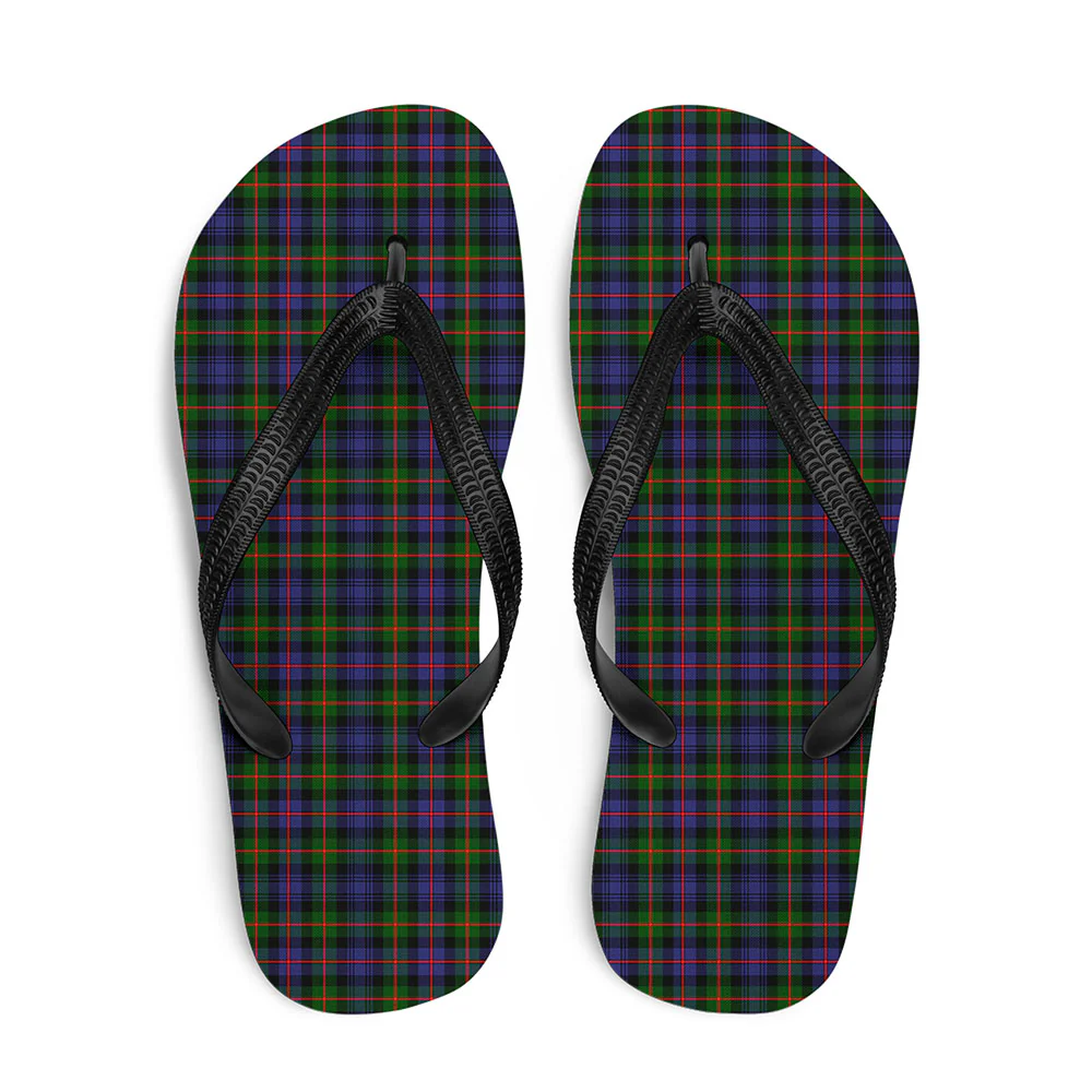 Scottish Murray of Atholl Modern Clan Badge Tartan Flip Flops