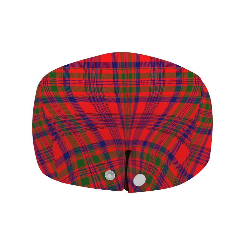 Scottish Murray (of Dysart) Clan Badge Tartan Flat Cap - Image 4