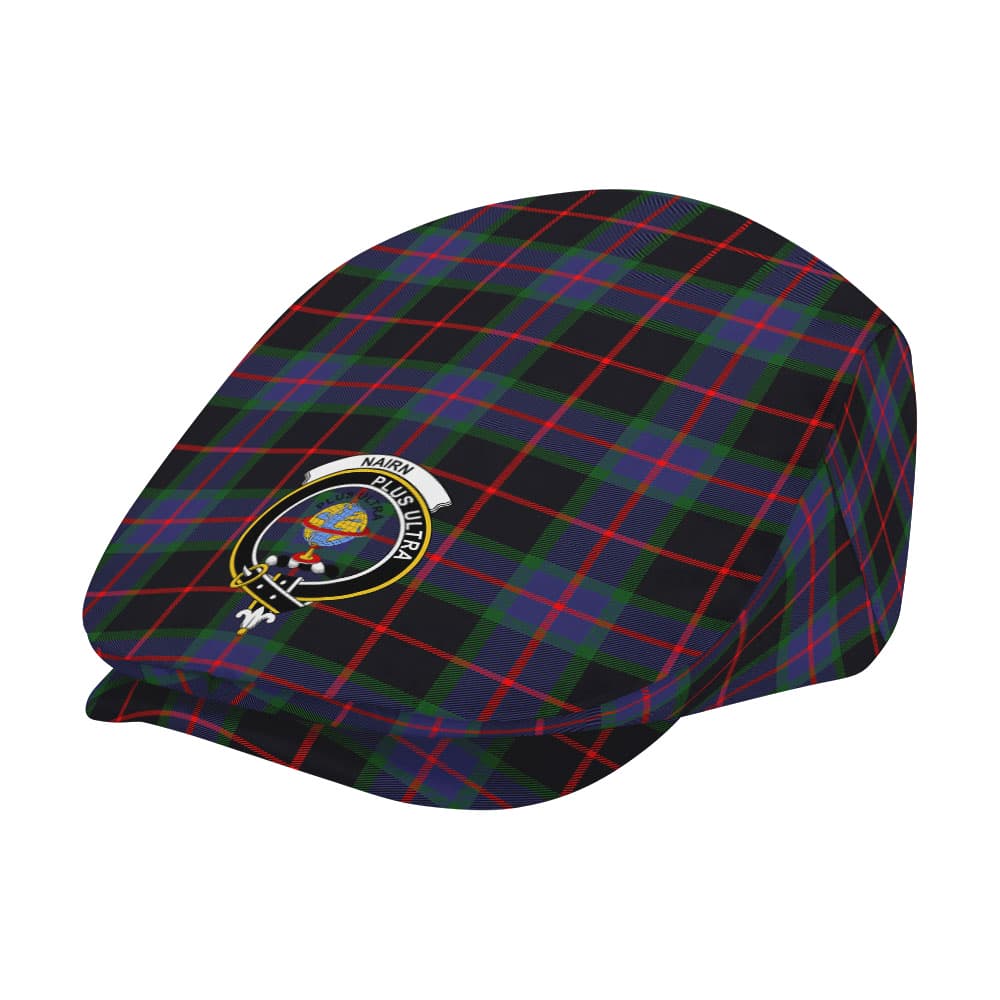 Scottish Nairn Clan Badge Tartan Flat Cap - Image 2