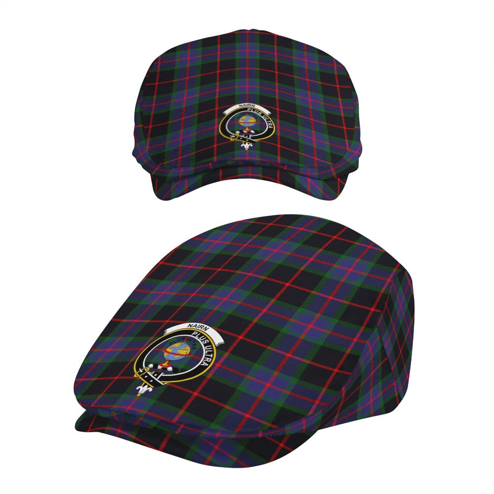 Scottish Nairn Clan Badge Tartan Flat Cap - Image 5