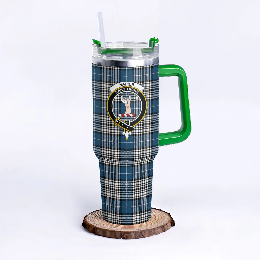 Scottish Napier Modern Clan Badge Tartan 40oz Tumbler - Image 8
