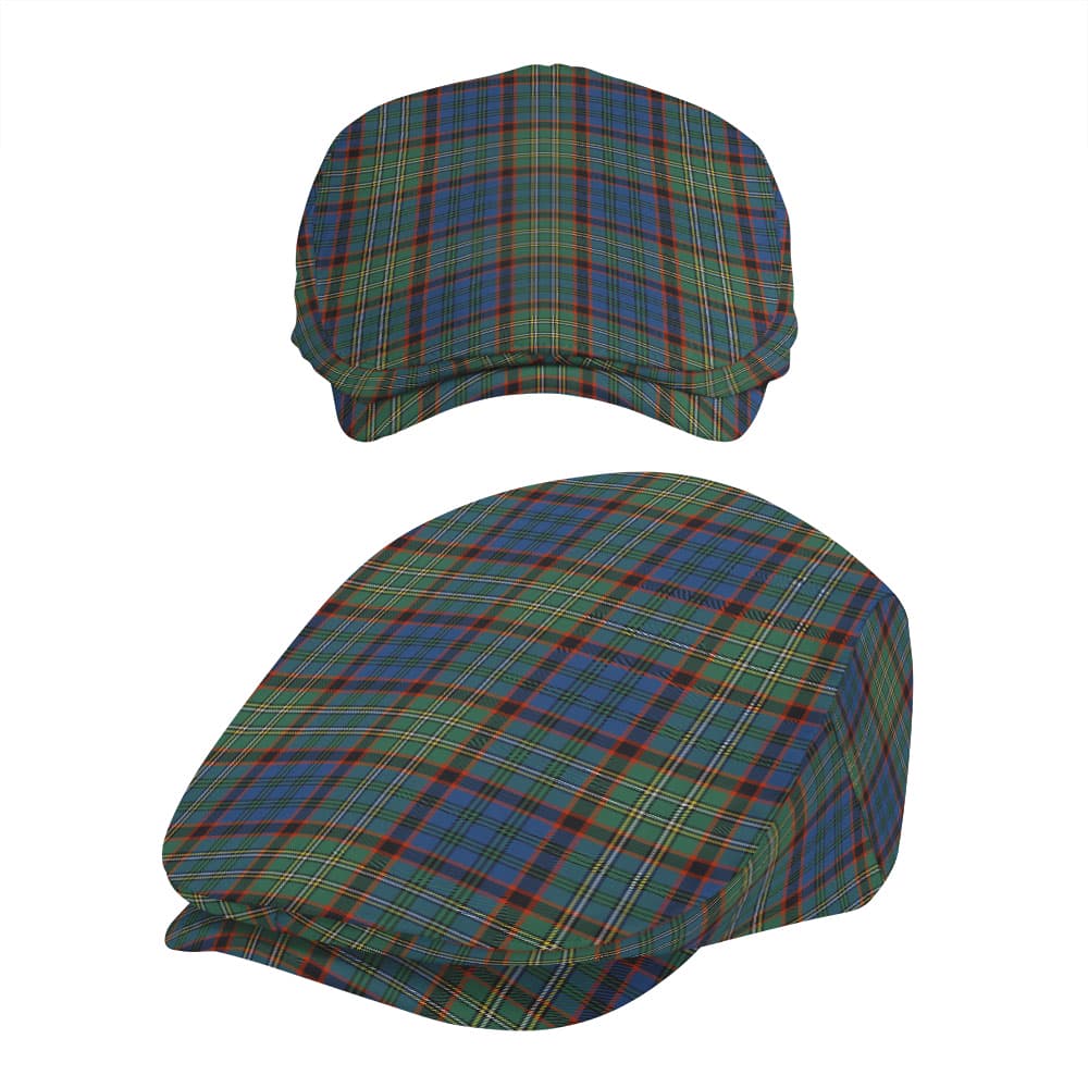 Scottish Nicolson Hunting Ancient Tartan Flat Cap - Image 5