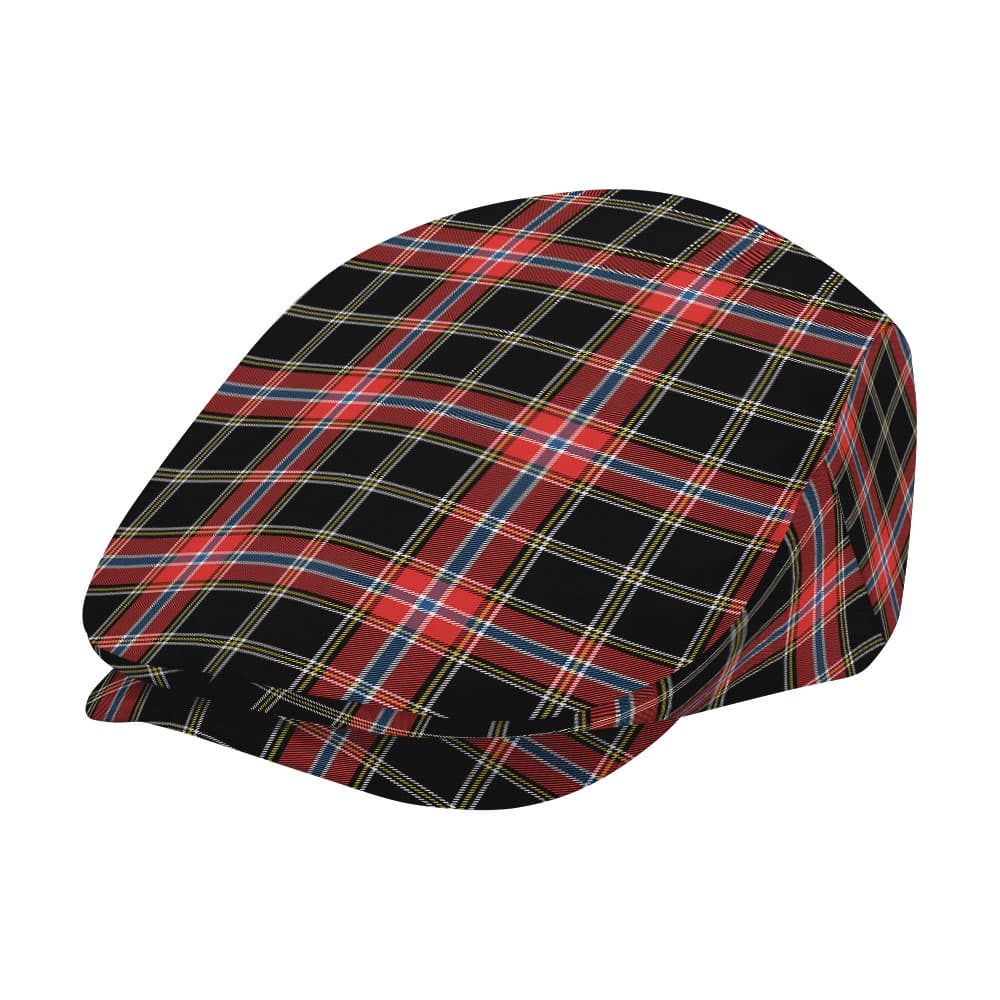 Scottish Norwegian Night Tartan Flat Cap - Image 2
