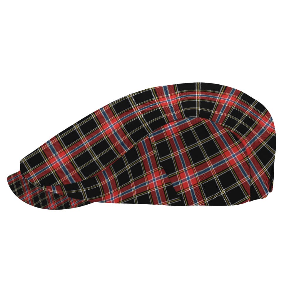 Scottish Norwegian Night Tartan Flat Cap - Image 3