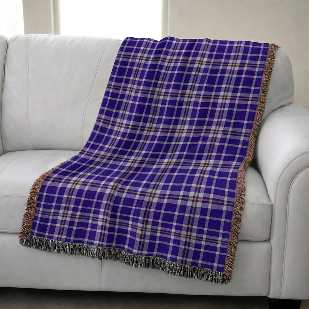 Scottish Ochterlony Clan Badge Tartan Woven Blanket - Image 4