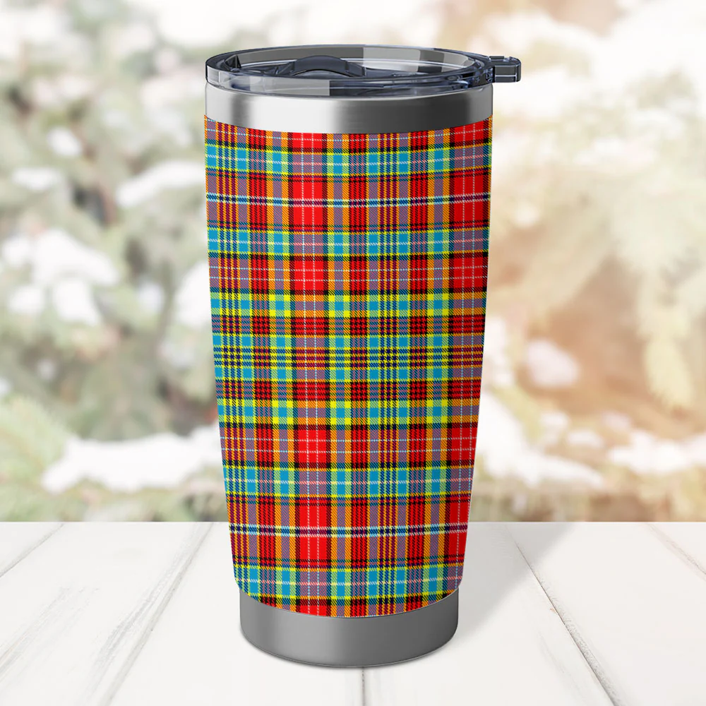 Scottish Ogilvie Clan Badge Tartan Tumbler - Image 3
