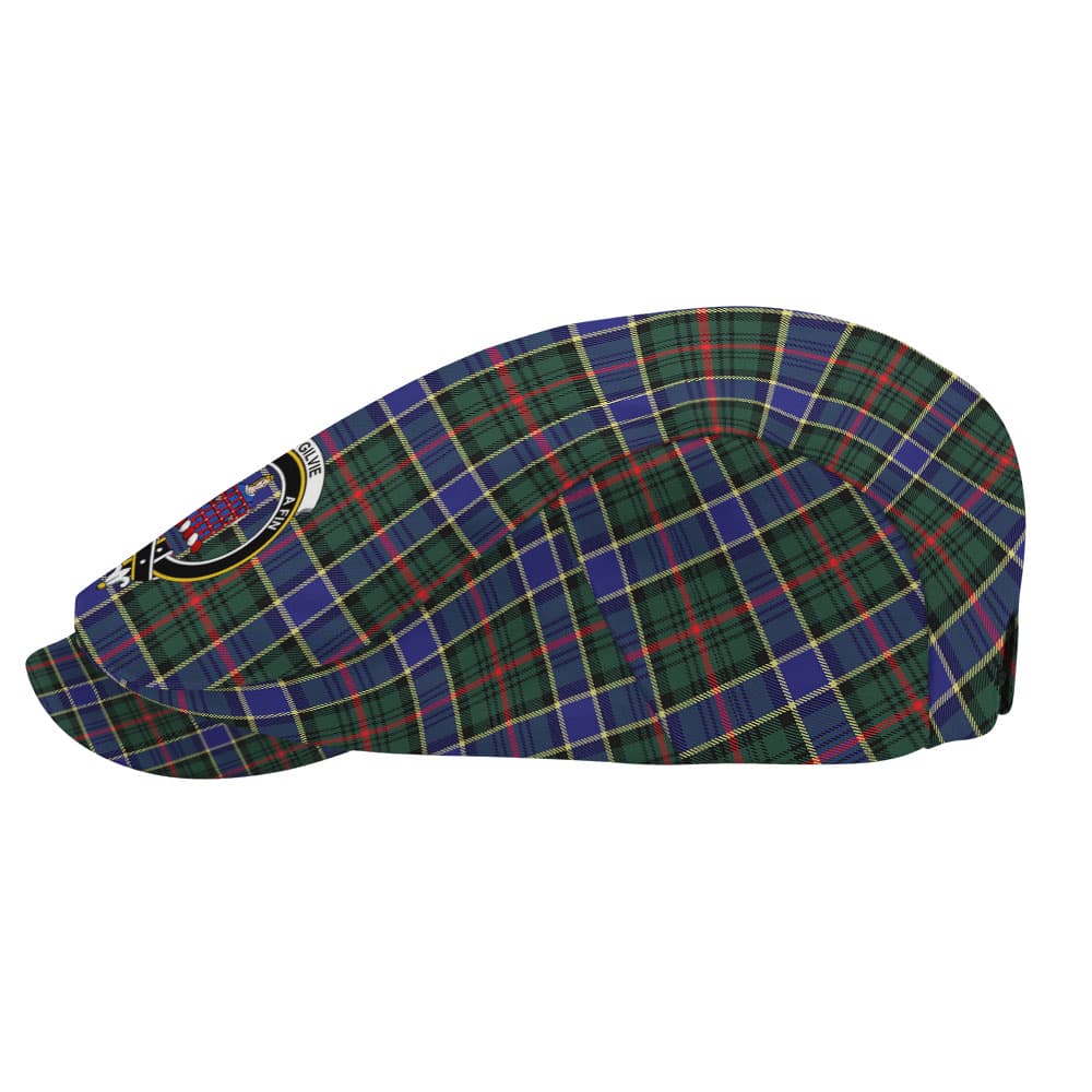 Scottish Ogilvie Clan Badge Tartan Flat Cap - Image 3