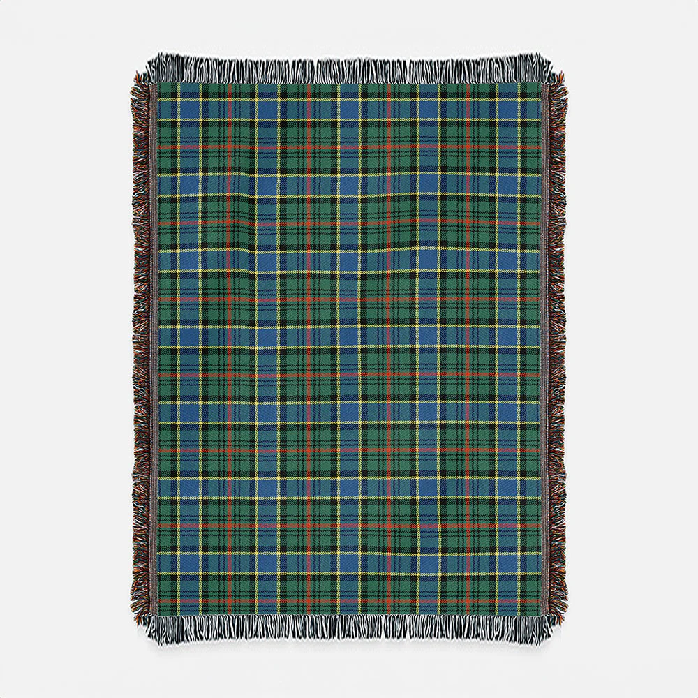 Scottish Ogilvie Hunting Ancient Clan Badge Tartan Woven Blanket
