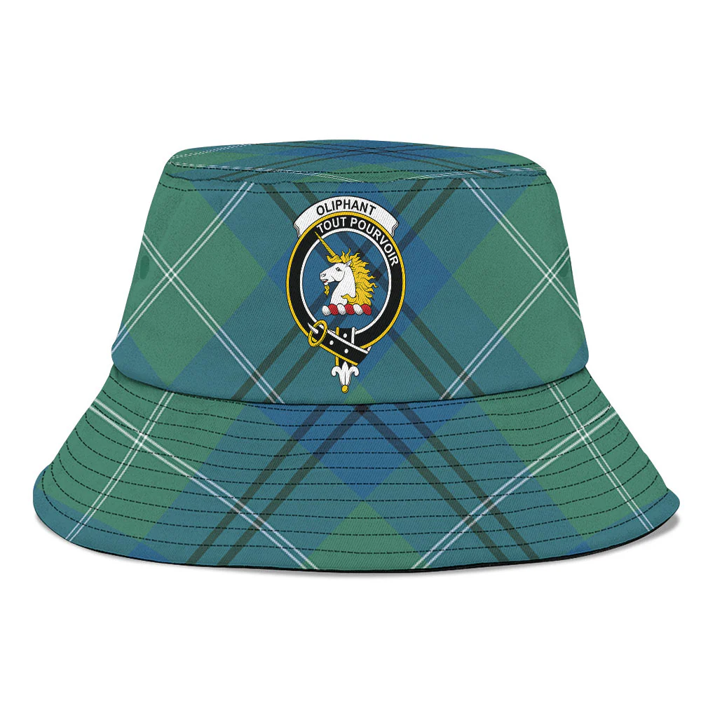 Scottish Oliphant Ancient Clan Badge Tartan Bucket Hat - Image 2