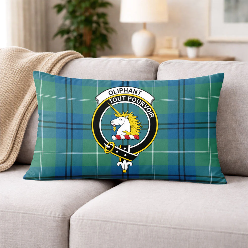 Scottish Oliphant Ancient Clan Badge Tartan Pillow Case - Image 3