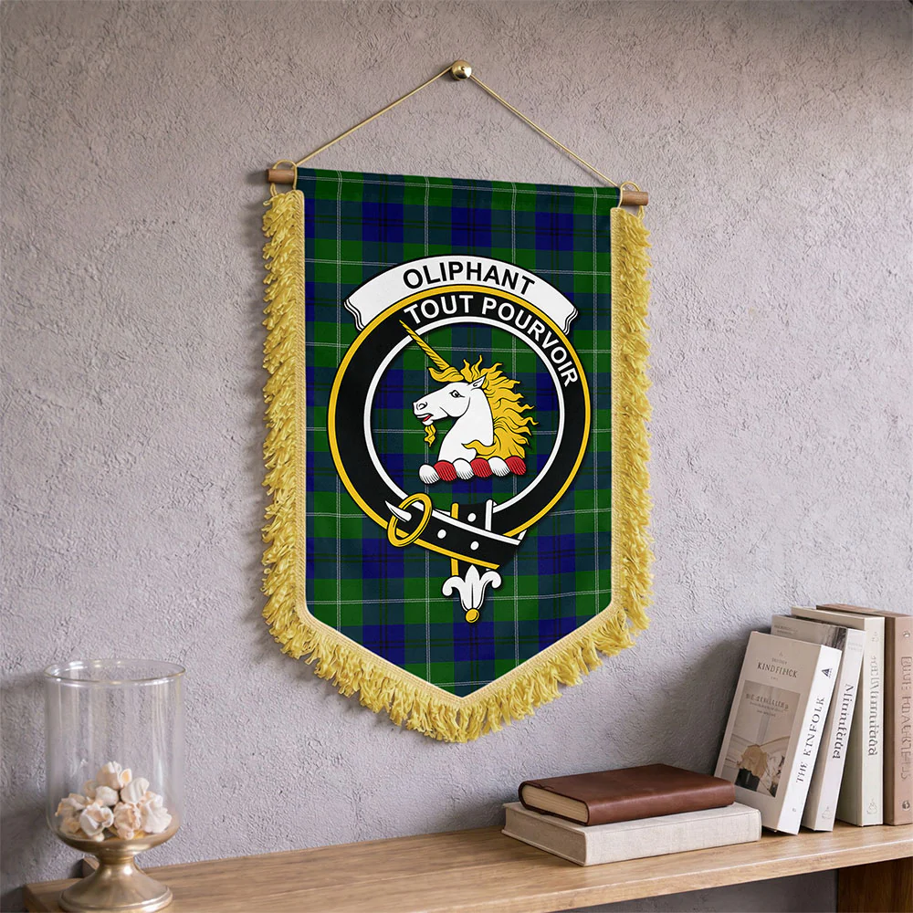 Scottish Oliphant Modern Clan Badge Tartan Wall Hanging Banner - Image 2