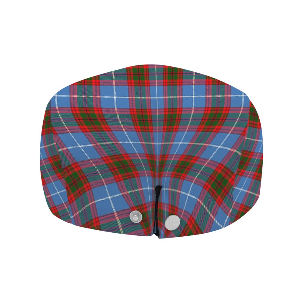 Scottish Pentland Clan Badge Tartan Flat Cap - Image 4