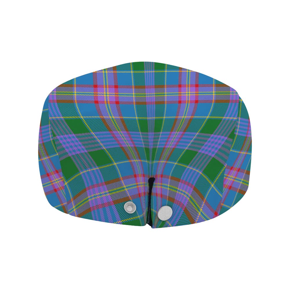 Scottish Ralston Clan Badge Tartan Flat Cap - Image 4