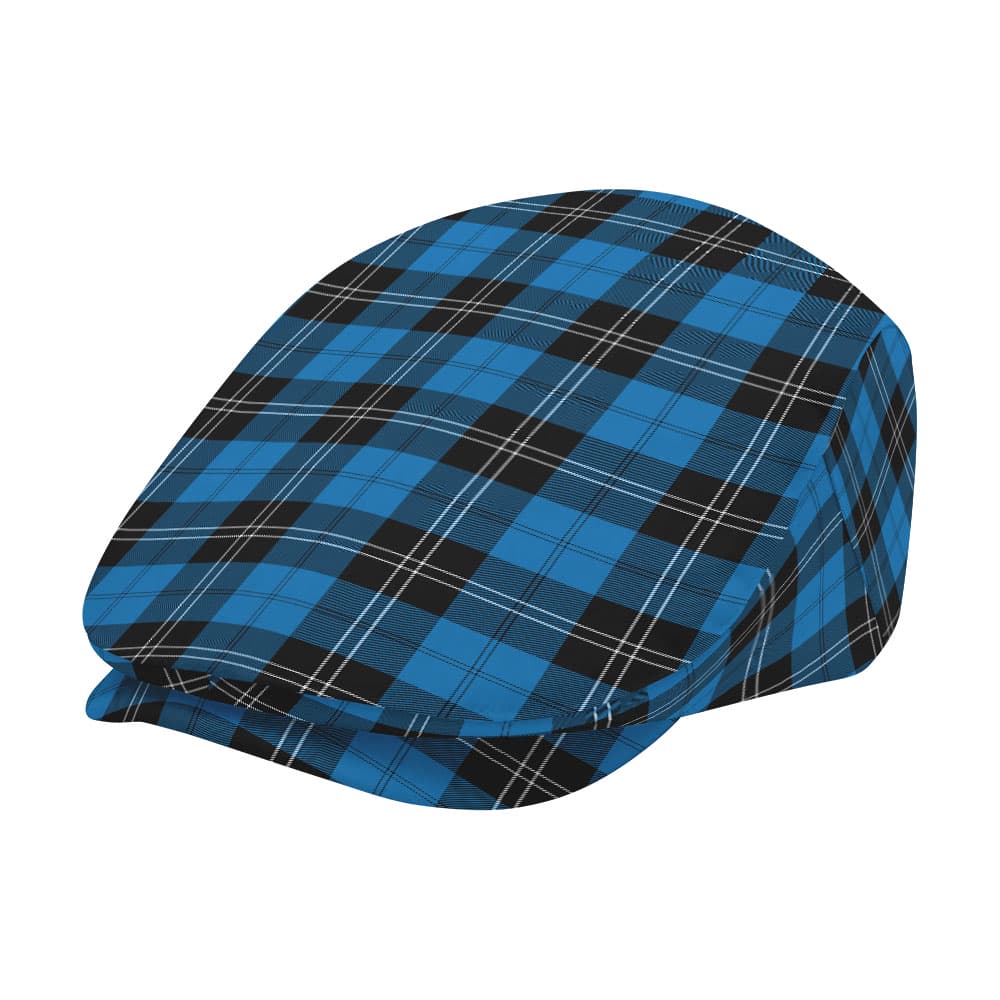 Scottish Ramsay Blue Ancient Tartan Flat Cap - Image 2