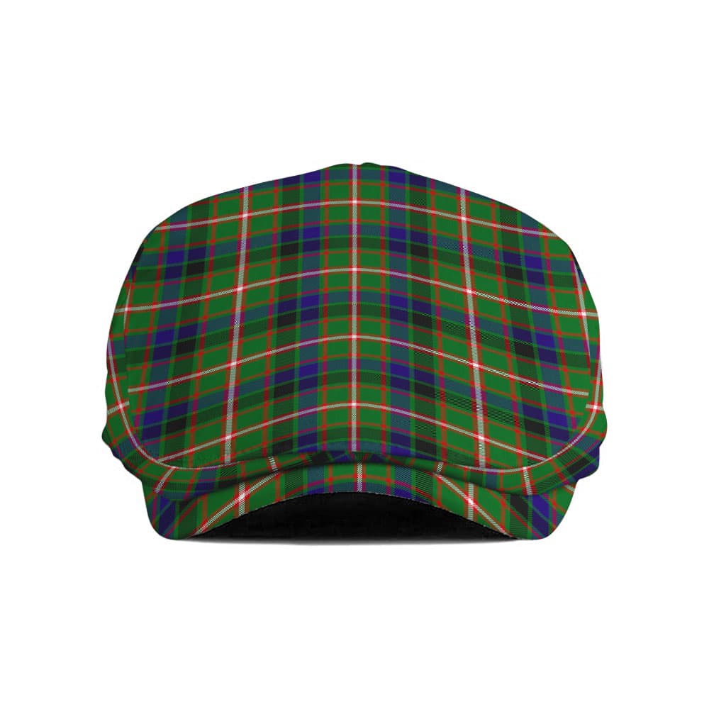 Scottish Reid Green Tartan Flat Cap
