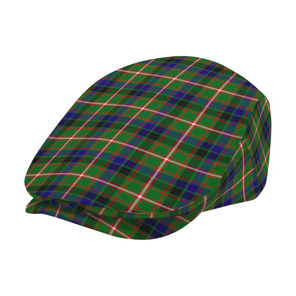 Scottish Reid Green Tartan Flat Cap - Image 2