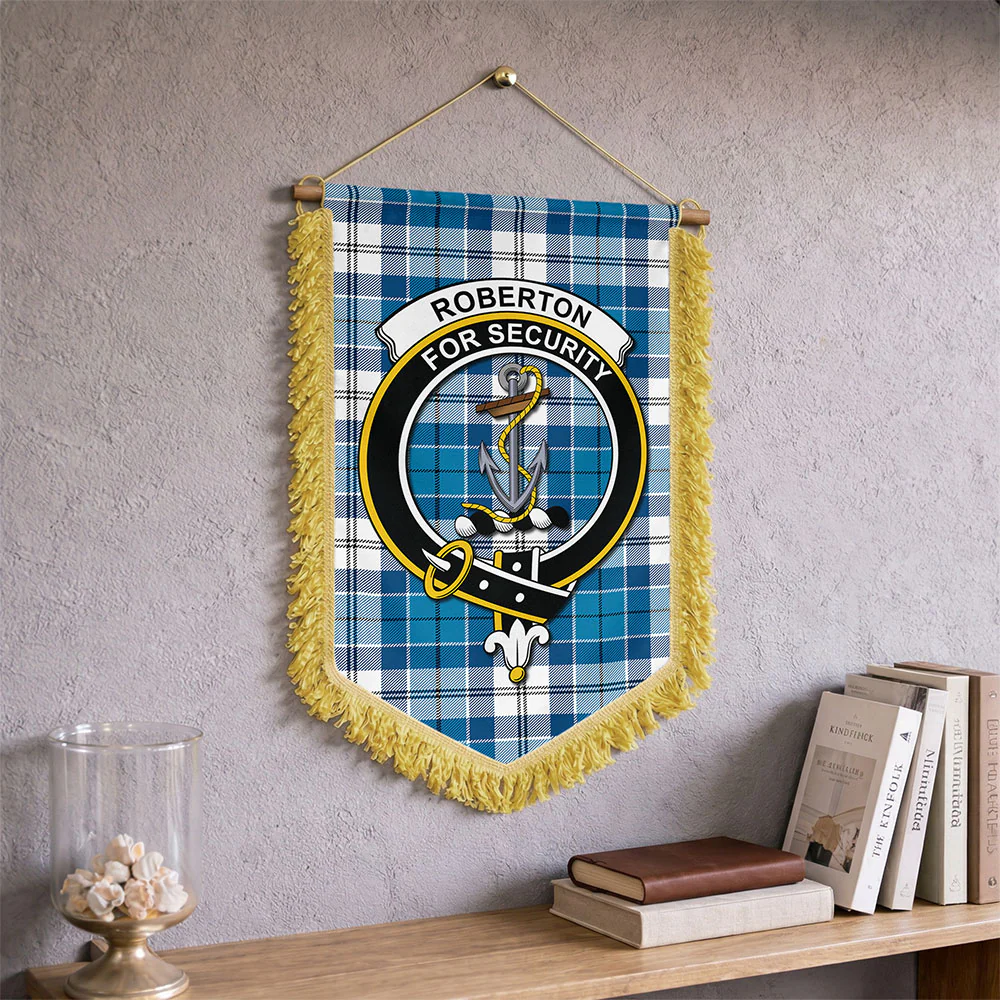 Scottish Roberton Clan Badge Tartan Wall Hanging Banner - Image 2