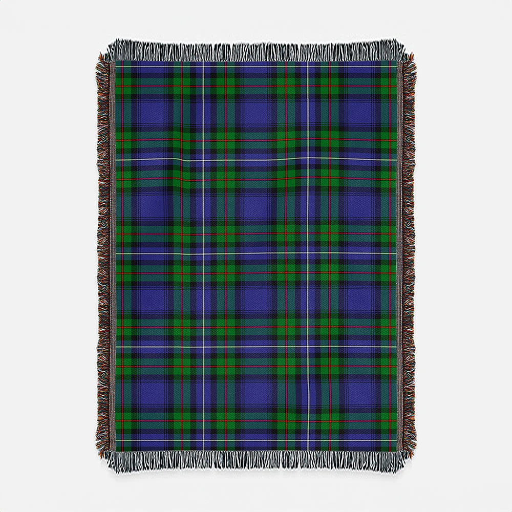 Scottish Robertson Hunting Modern Clan Badge Tartan Woven Blanket