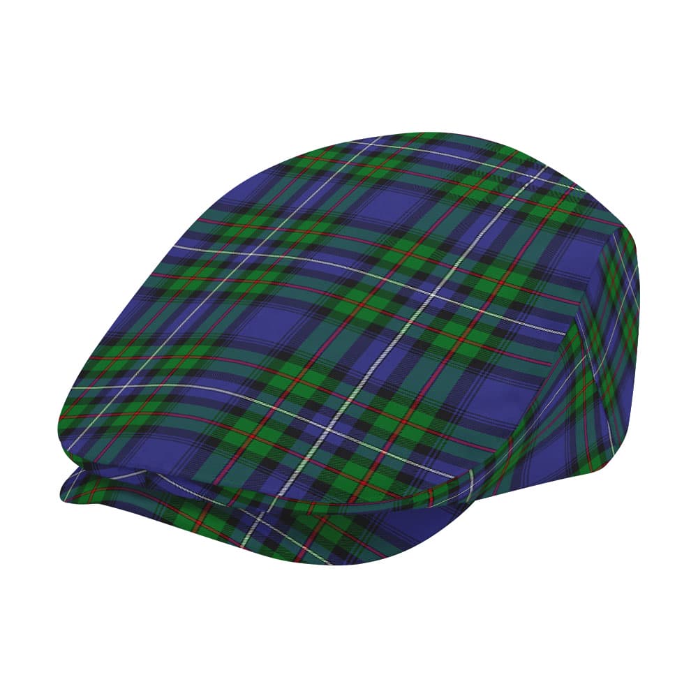 Scottish Robertson Hunting Modern Tartan Flat Cap - Image 2