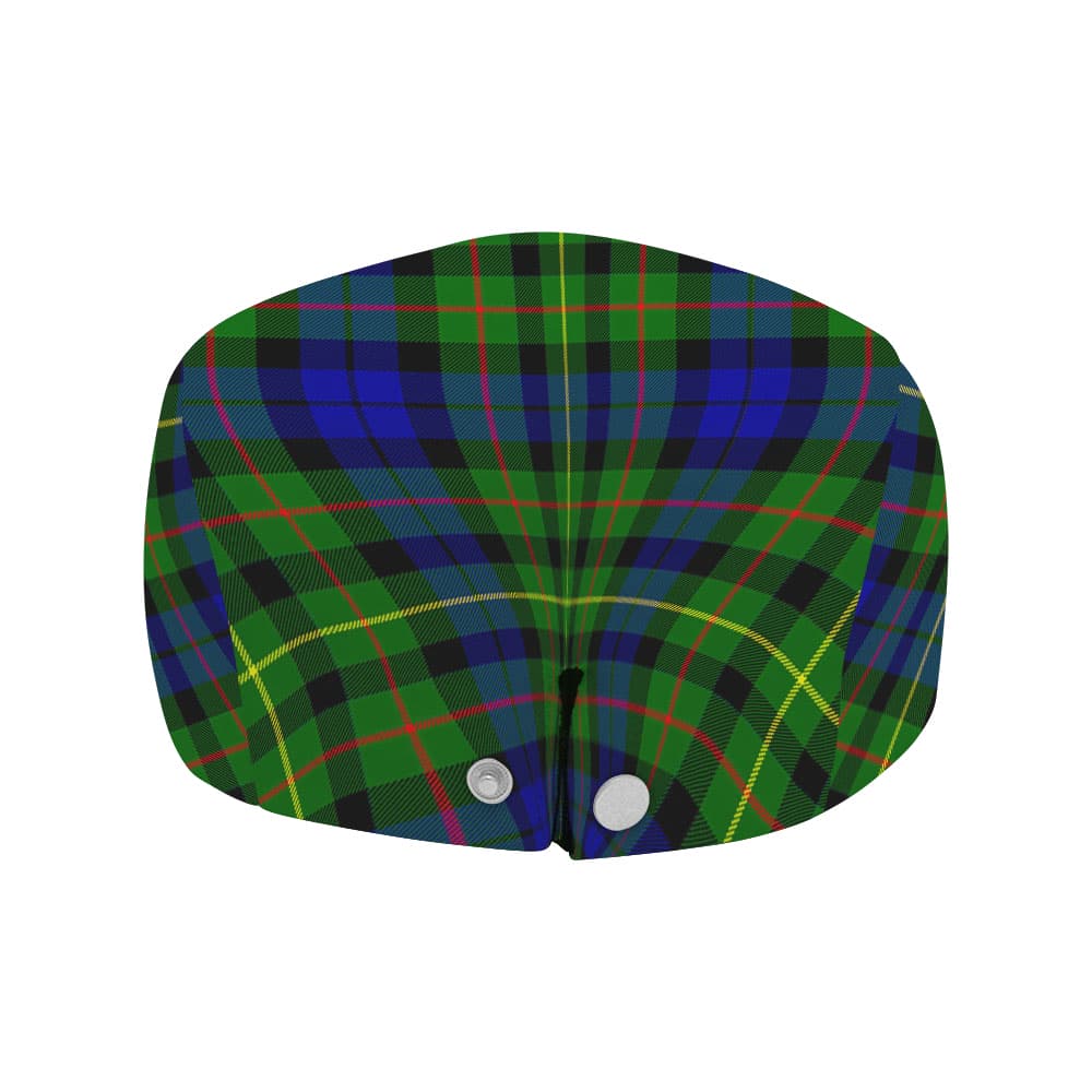 Scottish Rollo Clan Badge Tartan Flat Cap - Image 4