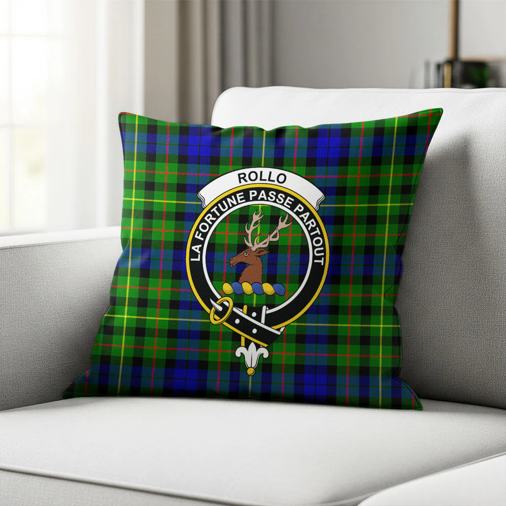 Scottish Rollo Modern Clan Badge Tartan Pillow Case - Image 2