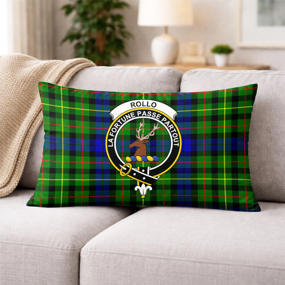 Scottish Rollo Modern Clan Badge Tartan Pillow Case - Image 3