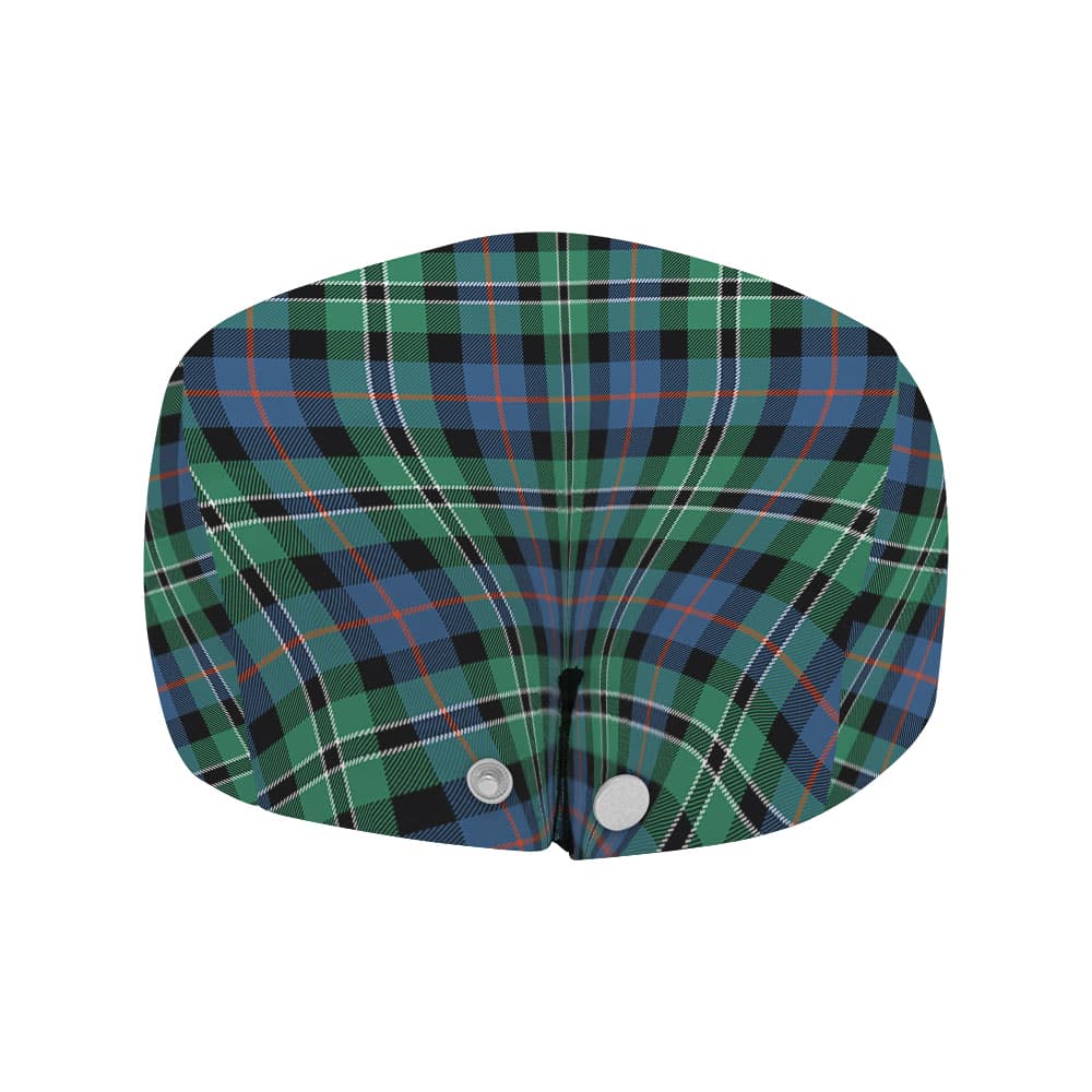 Scottish Rose Hunting Ancient Tartan Flat Cap - Image 4
