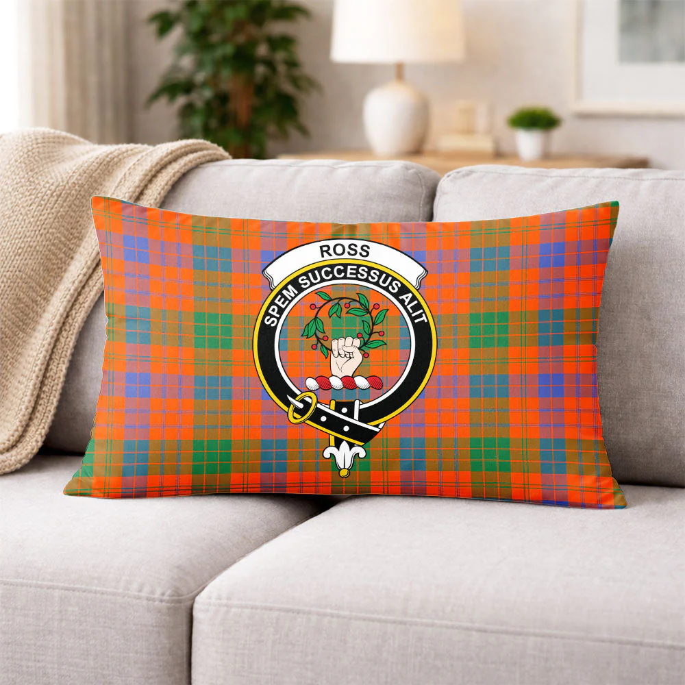 Scottish Ross Ancient Clan Badge Tartan Pillow Case - Image 3