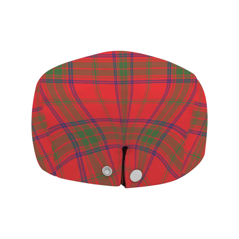 Scottish Ross Clan Badge Tartan Flat Cap - Image 4