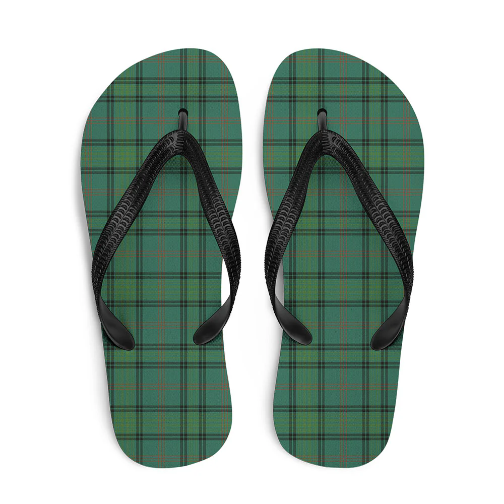 Scottish Ross Hunting Ancient Clan Badge Tartan Flip Flops