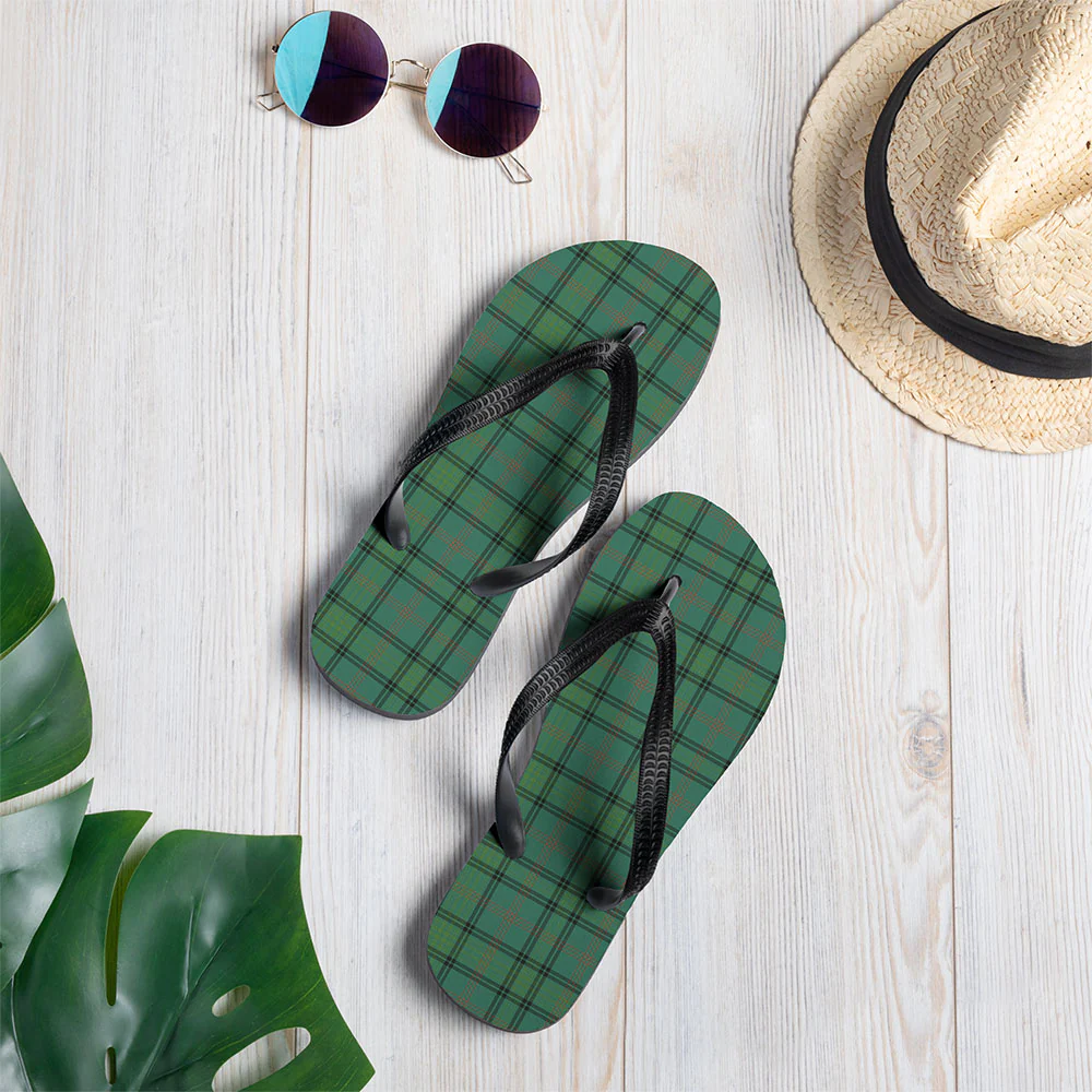 Scottish Ross Hunting Ancient Clan Badge Tartan Flip Flops - Image 2