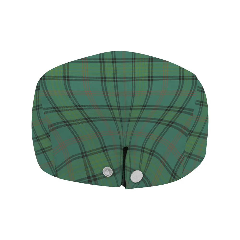 Scottish Ross Hunting Ancient Tartan Flat Cap - Image 4