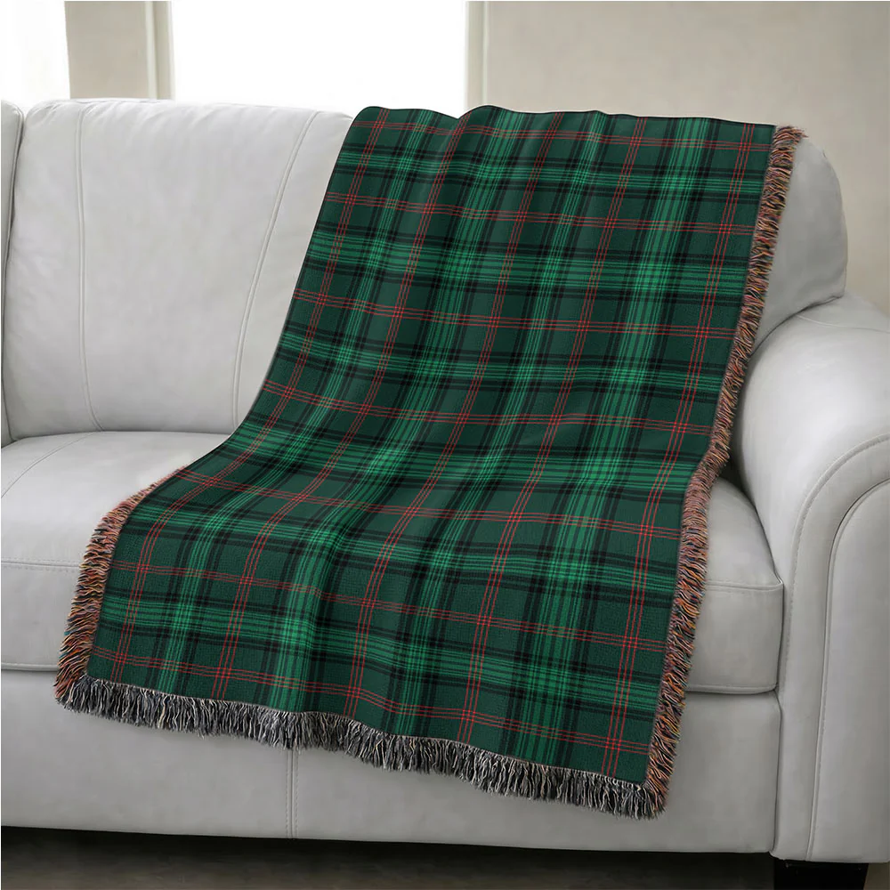 Scottish Ross Hunting Modern Clan Badge Tartan Woven Blanket - Image 4