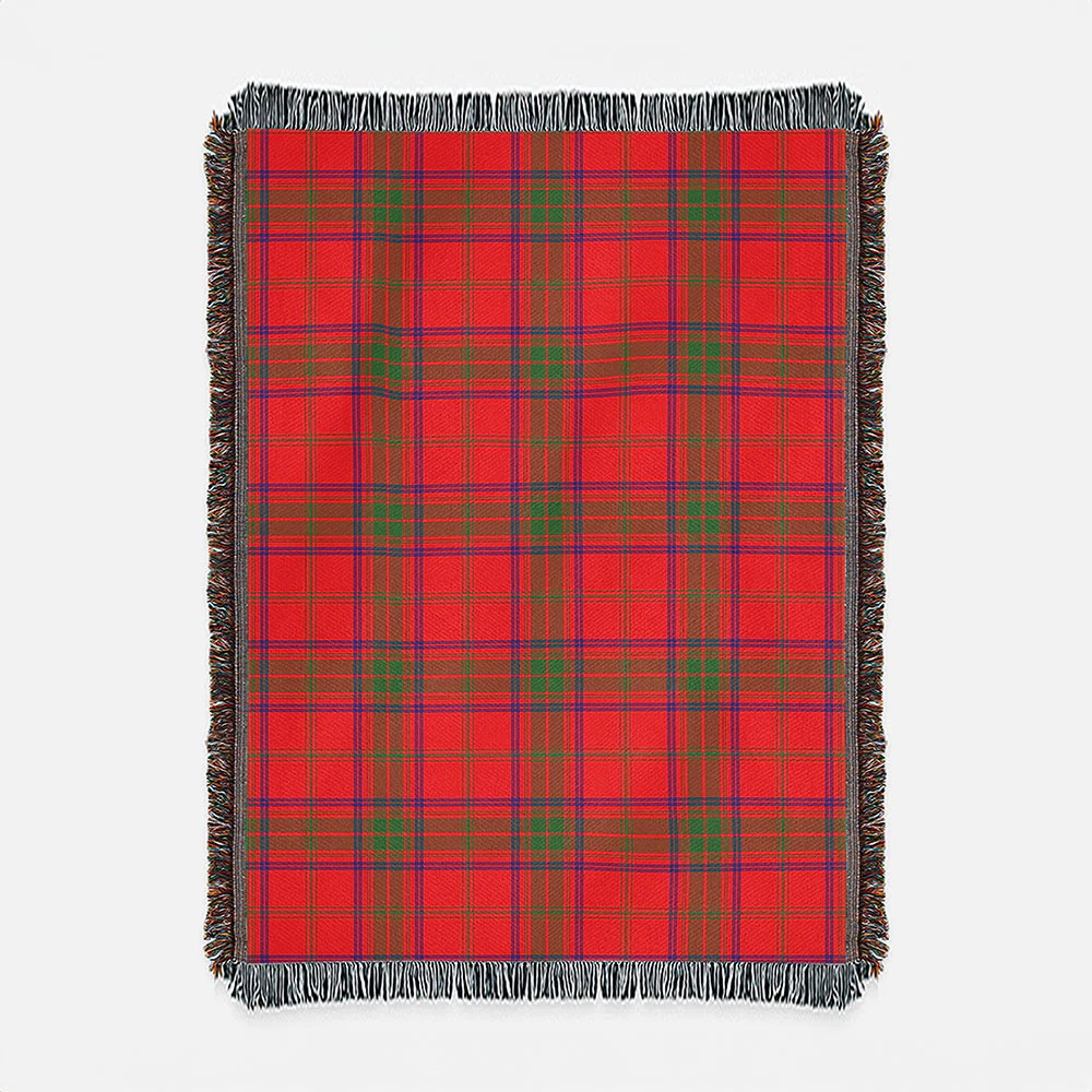 Scottish Ross Modern Clan Badge Tartan Woven Blanket