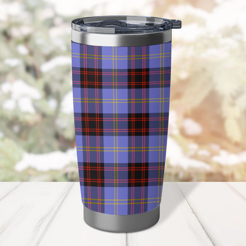 Scottish Rutherford Clan Badge Tartan Tumbler - Image 3