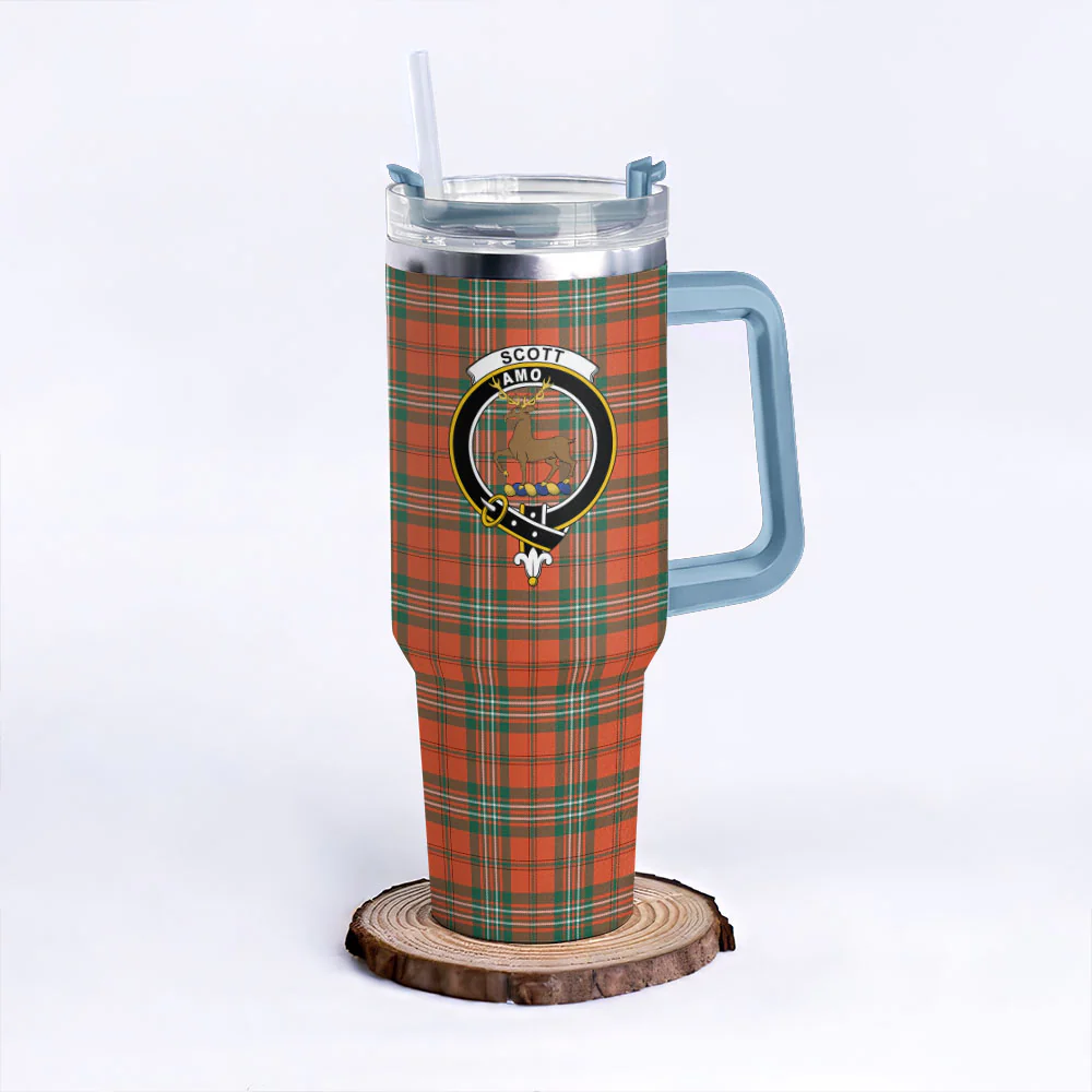 Scottish SCOTT ANCIENT Clan Badge Tartan 40oz Tumbler - Image 5