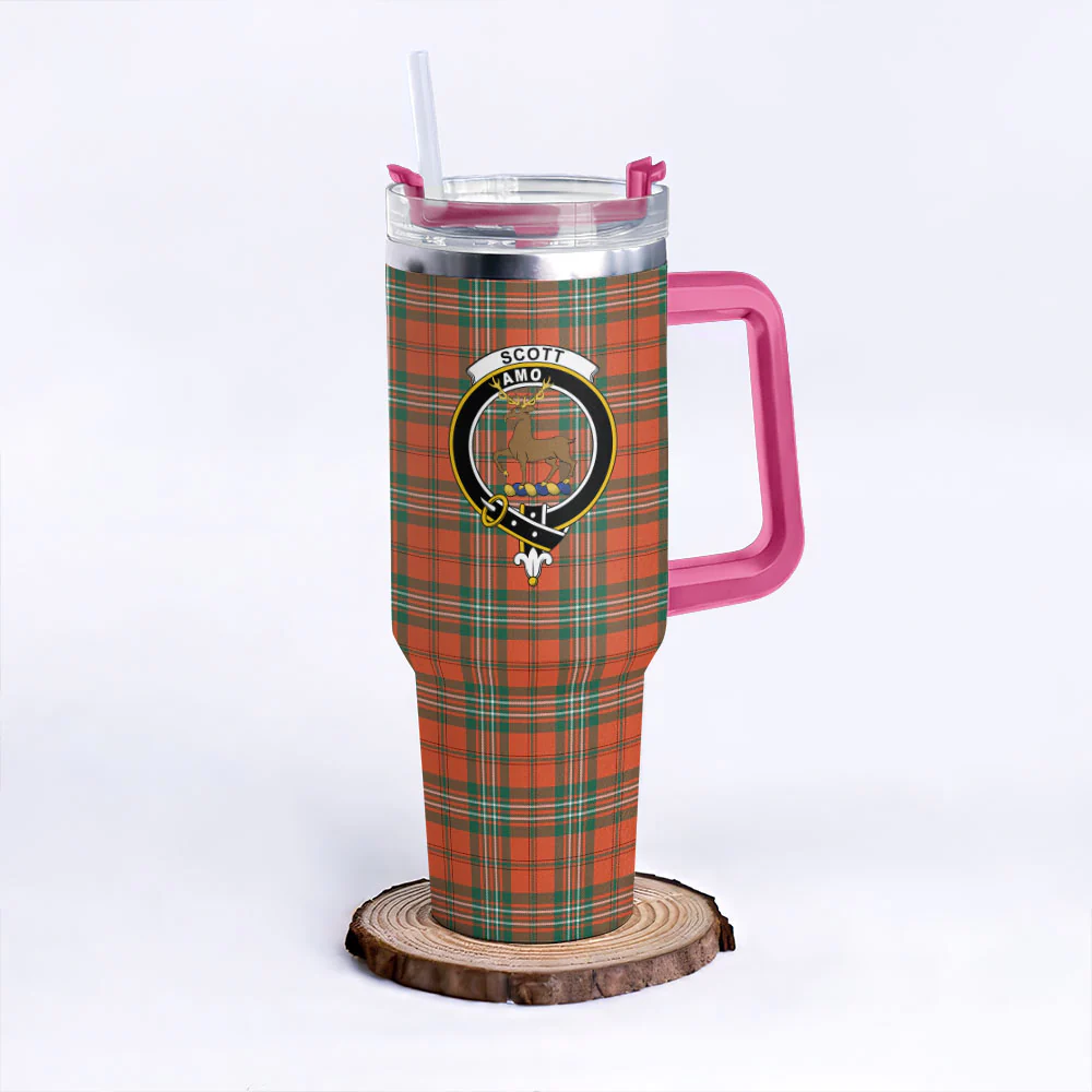 Scottish SCOTT ANCIENT Clan Badge Tartan 40oz Tumbler - Image 7