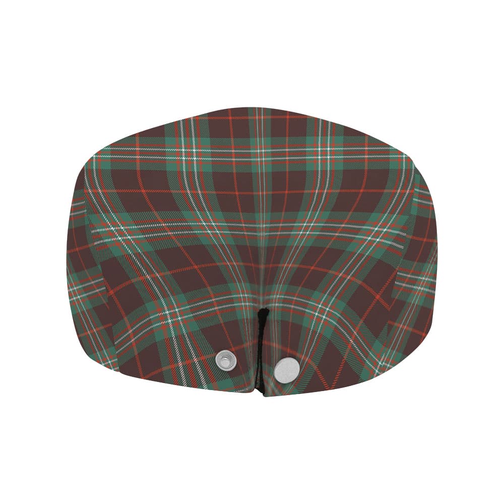 Scottish Scott Brown Ancient Tartan Flat Cap - Image 4
